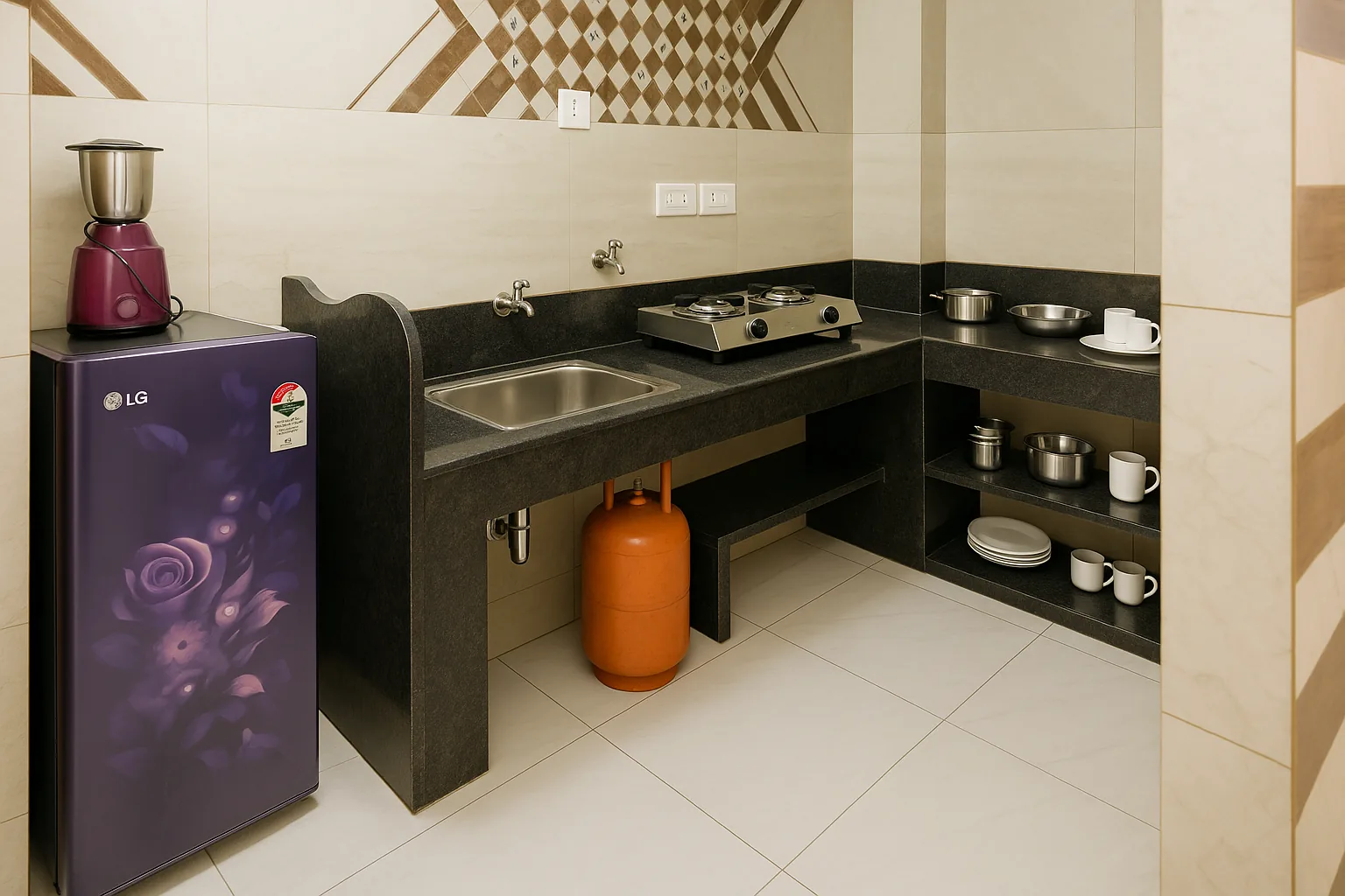 1BHK Kitchen 01